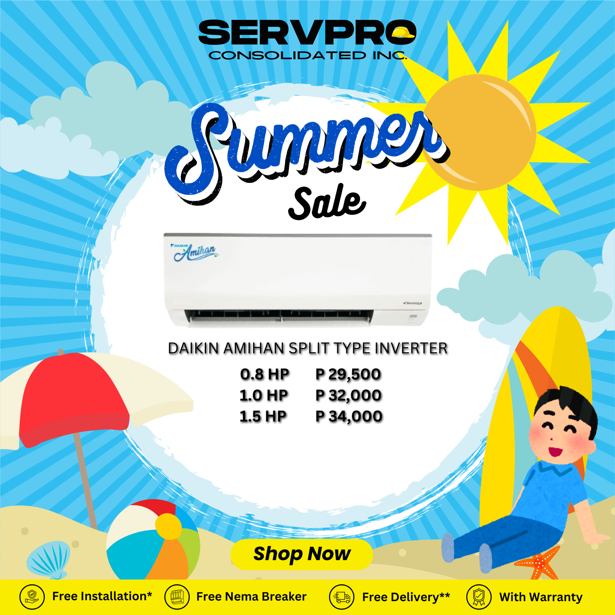 Daikin Amihan Air Conditioner Promotion